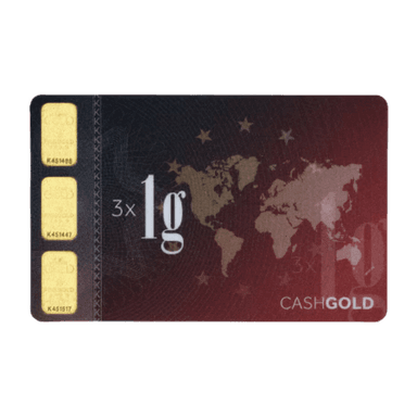 CombiBar divers 3 x 1 gram goud