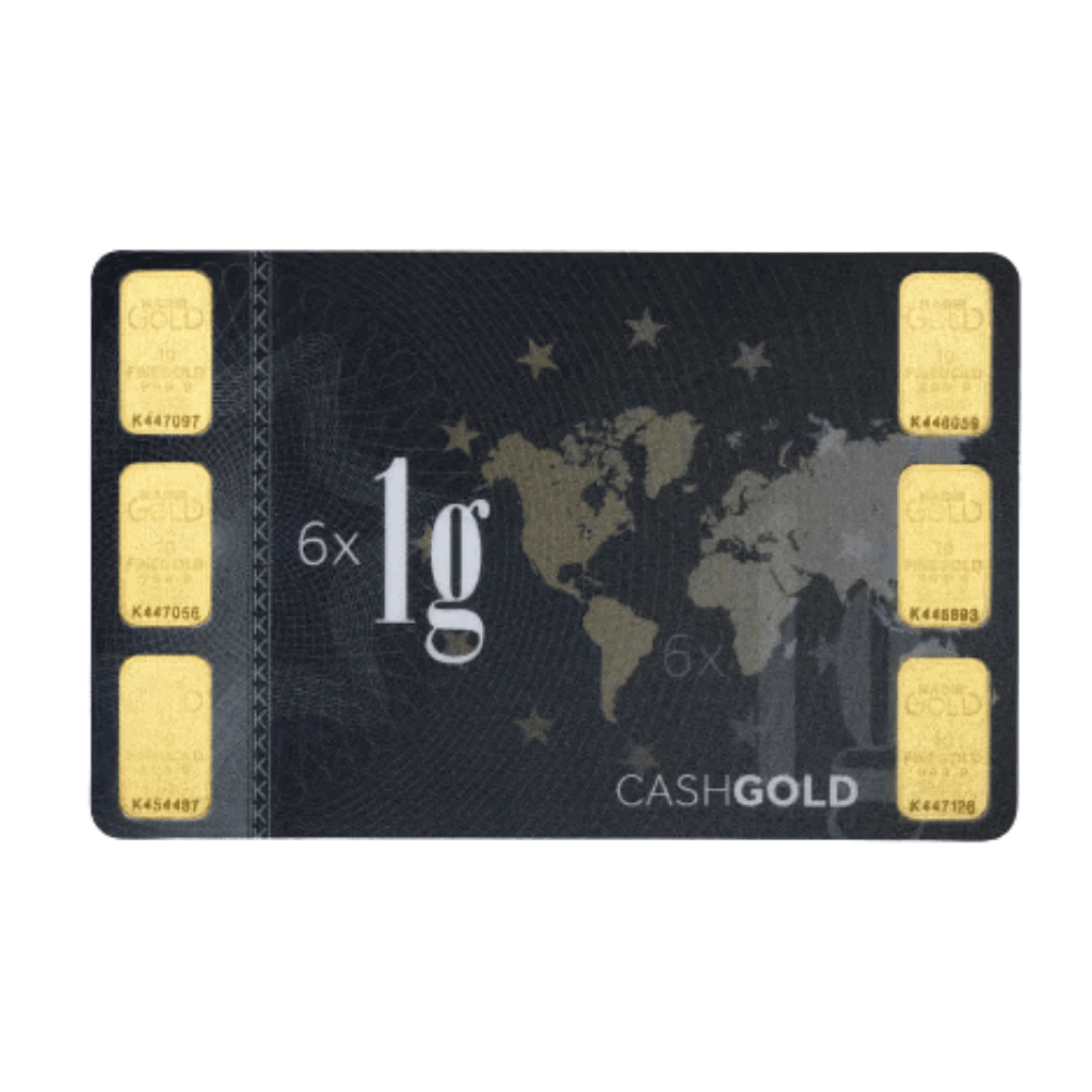 CombiBar divers 6 x 1 gram goud