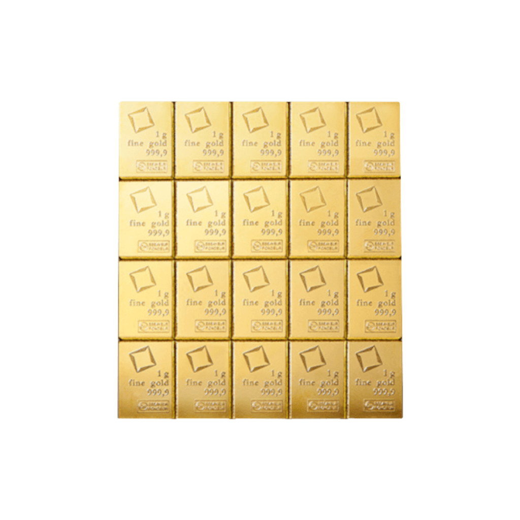 CombiBar divers 20 x 1 gram goud
