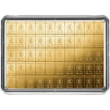 CombiBar divers 50 x 1 gram goud