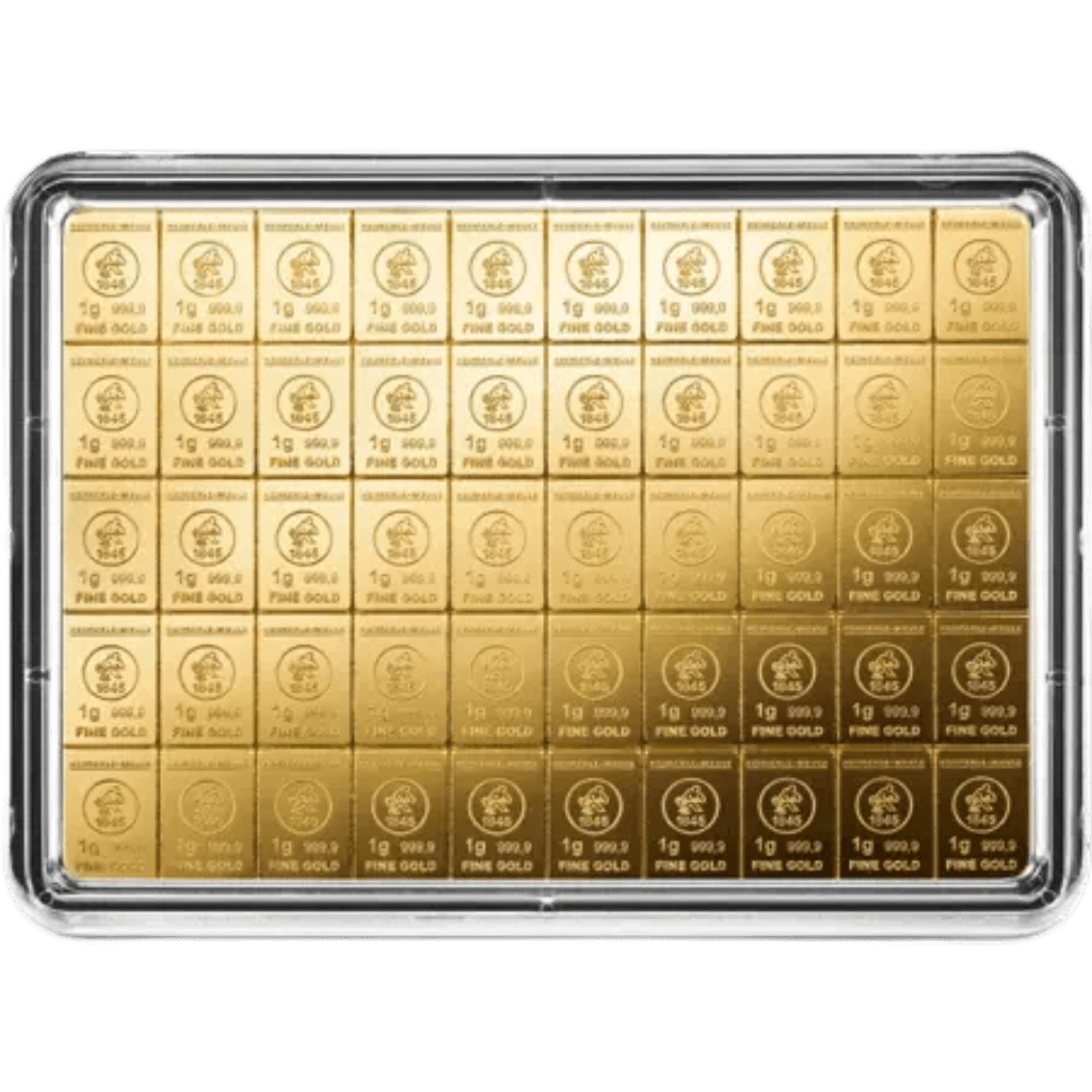 CombiBar divers 50 x 1 gram goud