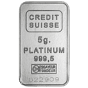 Credit Suisse platinabaar 5 gram 1