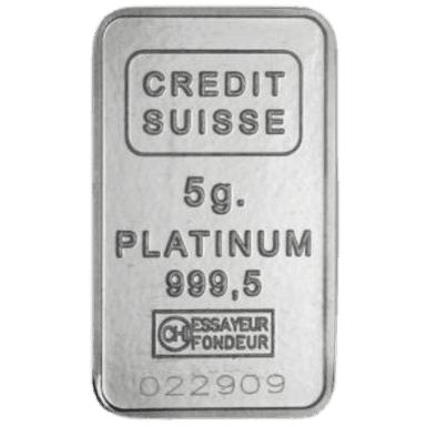 Credit Suisse platinabaar 5 gram