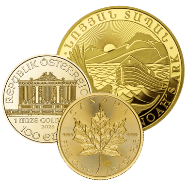 Diverse 1 troy ounce gouden munt