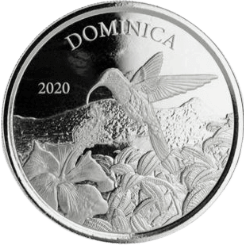 Zilveren Dominica Hummingbird munt 1 troy ounce