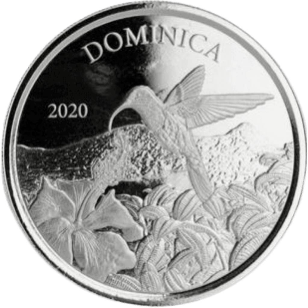 Zilveren Dominica Hummingbird munt 1 troy ounce