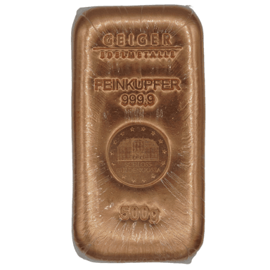 Geiger koperbaar 500 gram
