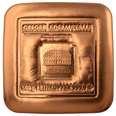 Geiger koperbaar 500 gram