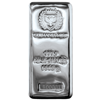 Germania Mint zilverbaar 1 kilo