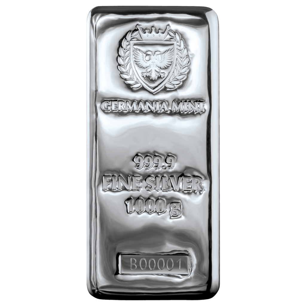 Germania Mint zilverbaar 1 kilo