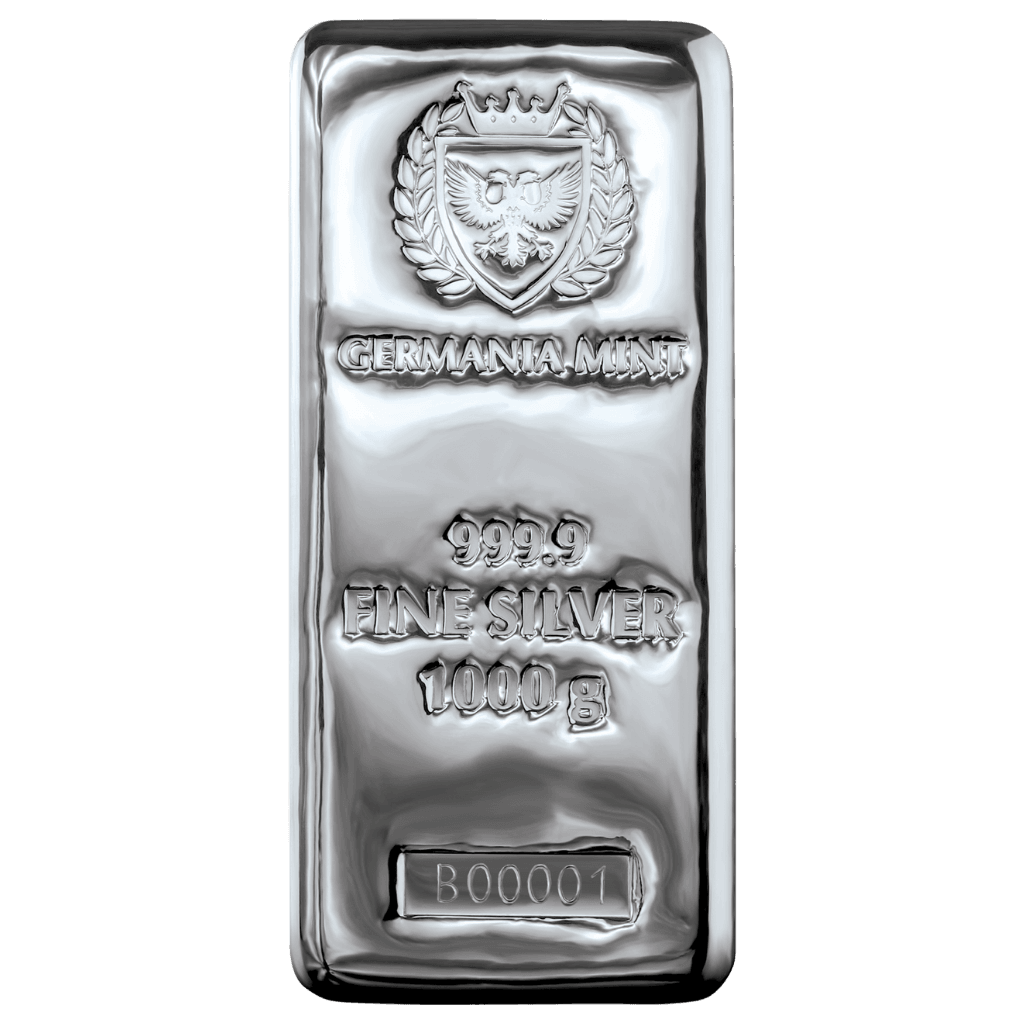 Germania Mint zilverbaar 1 kilo