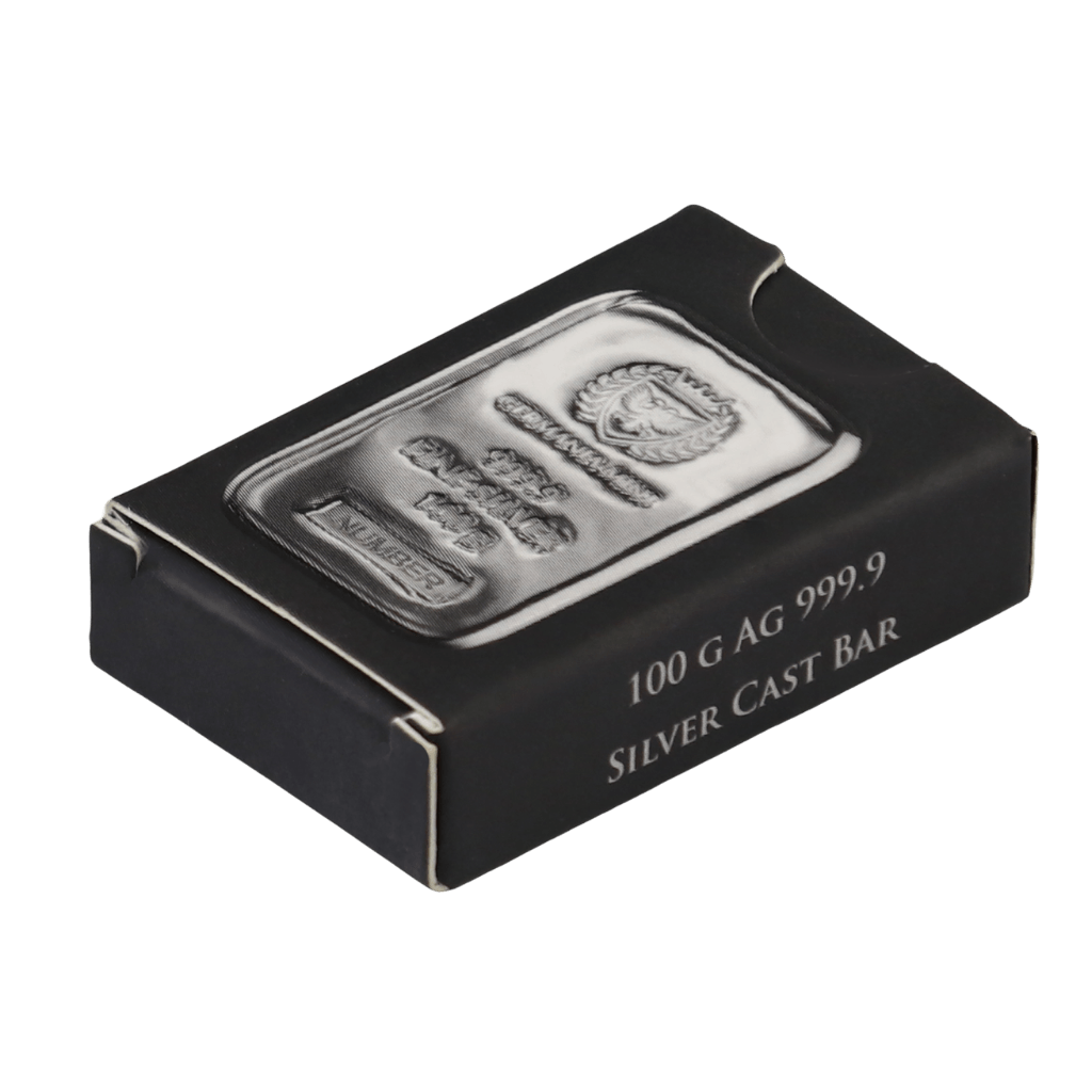 Germania Mint zilverbaar 100 gram