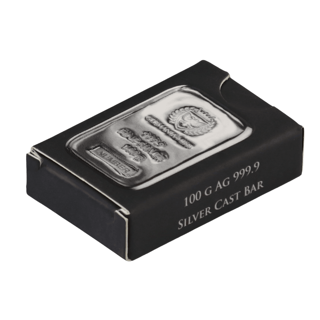 Germania Mint zilverbaar 100 gram