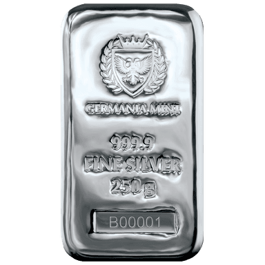Germania Mint zilverbaar 250 gram