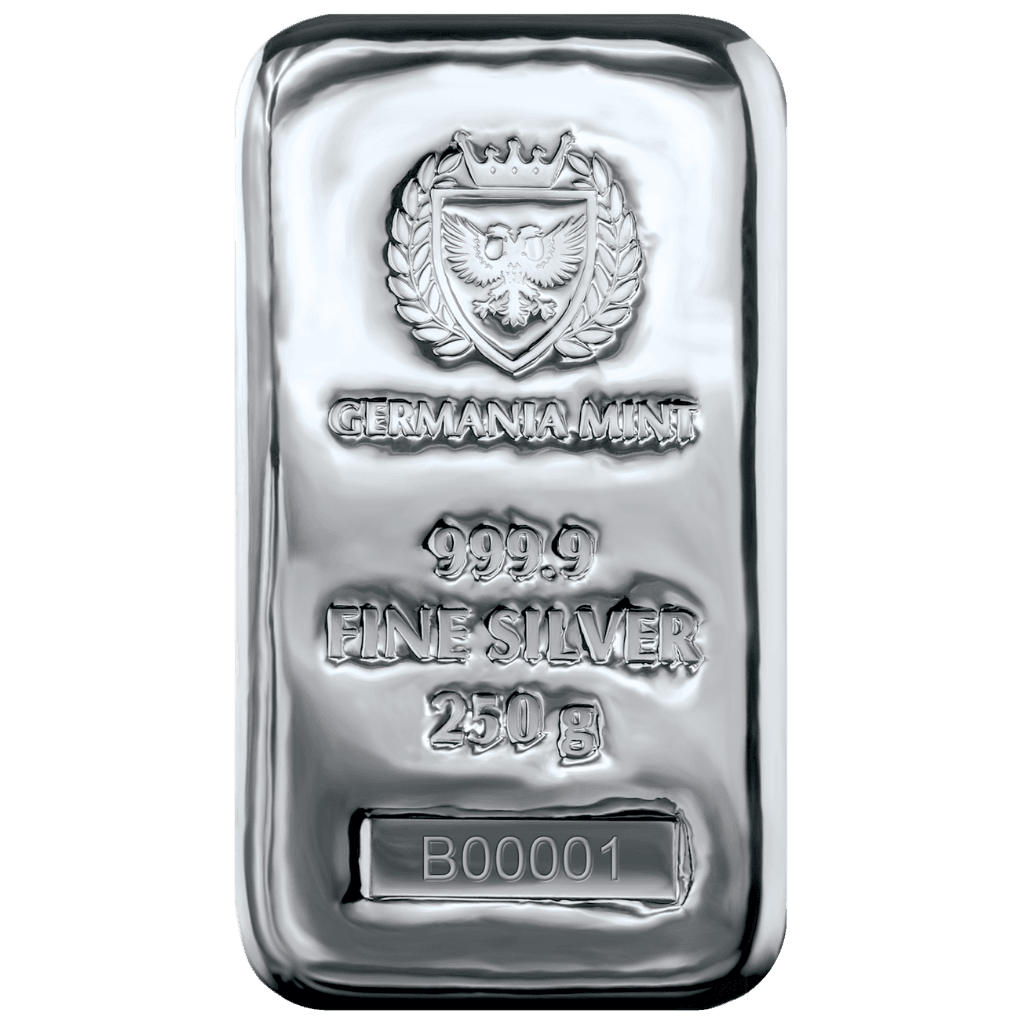 Germania Mint zilverbaar 250 gram