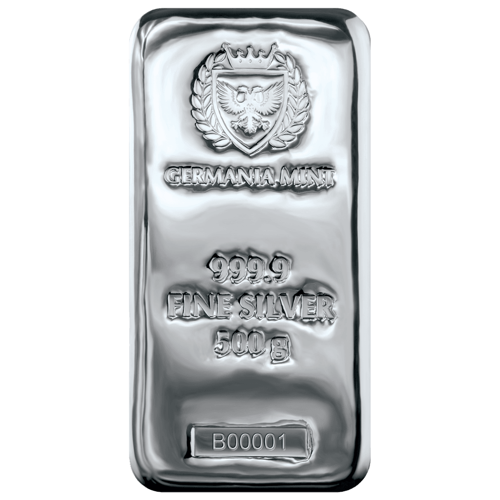 Germania Mint zilverbaar 500 gram