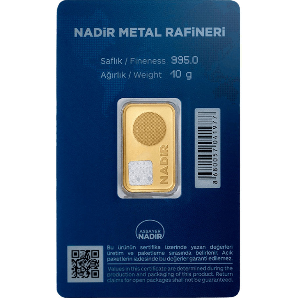 Goudbaar 995 divers 10 gram