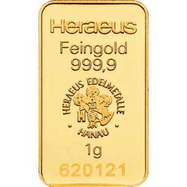 1 gram goudbaar LBMA