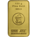 100 gram goudbaar LBMA 3