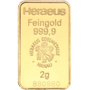 Goudbaar divers 2 gram 1