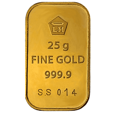 Goudbaar divers 25 gram