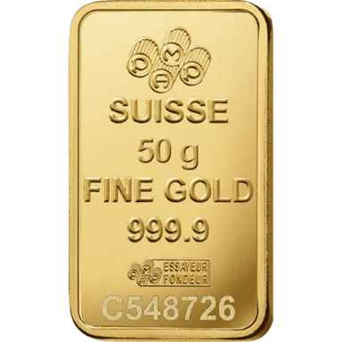 50 gram goudbaar LBMA
