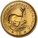Gouden 1 Rand munt Zuid-Afrika 2