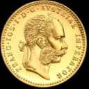 Gouden 1 dukaat munt Oostenrijk 1