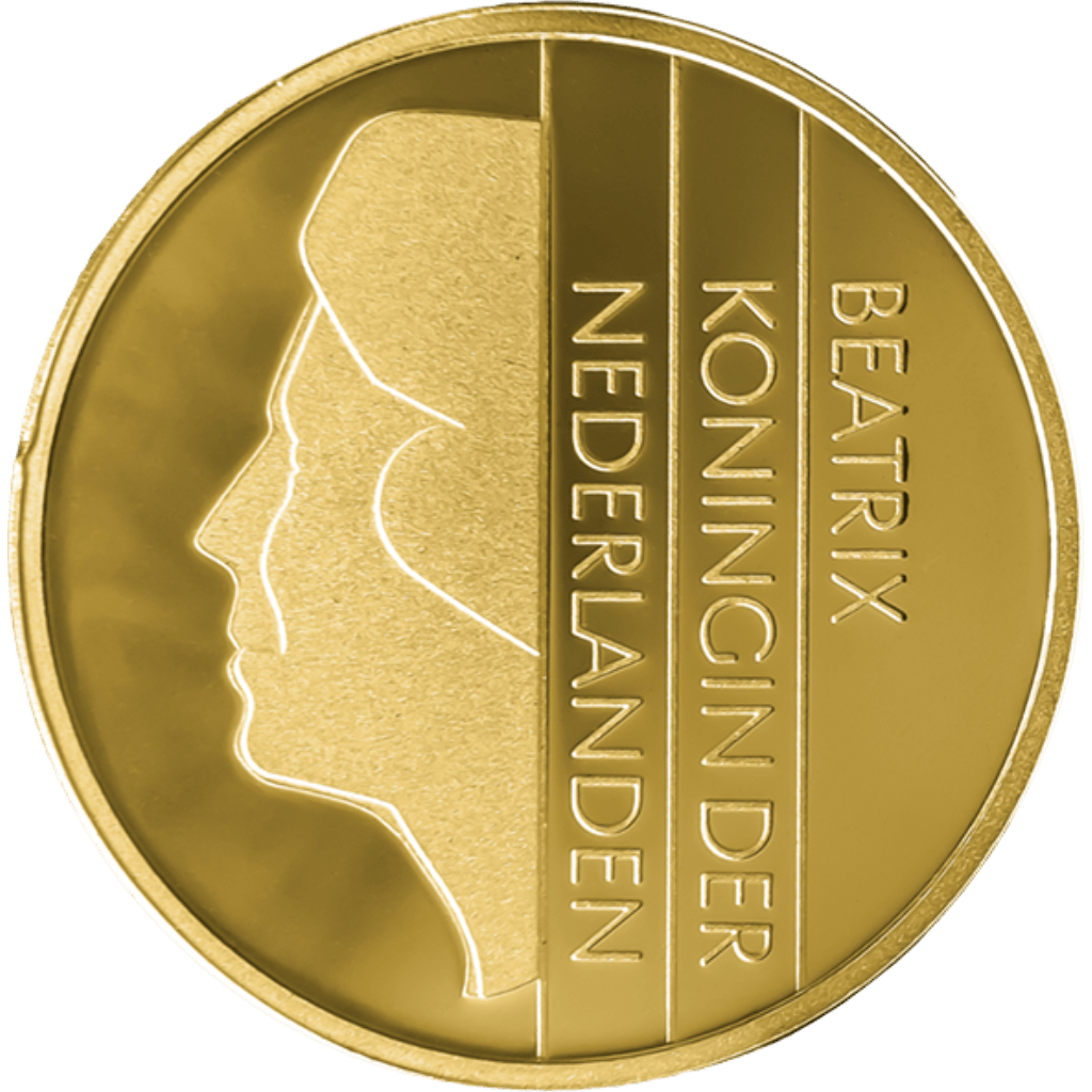 Gouden gulden munt 2001