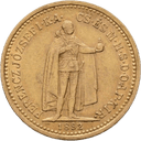 Gouden 10 Korona munt Hongarije 2