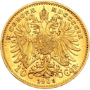 Gouden 10 Corona munt Oostenrijk 1