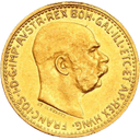 Gouden 10 Corona munt Oostenrijk 1
