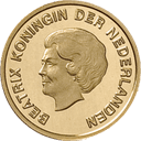 Gouden 10 Florin munt Aruba 1954-2004 2