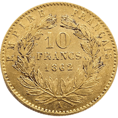 Gouden 10 Francs munt Frankrijk
