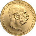 Gouden 100 Corona munt Oostenrijk 1
