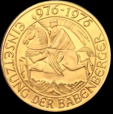Gouden 1000 schilling Babenberger Oostenrijk
