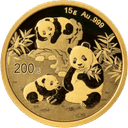 Gouden panda munt 15 gram 1