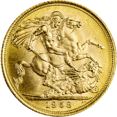 Gouden Sovereign 1/2 munt