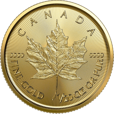 Diverse 1/20 troy ounce gouden munt