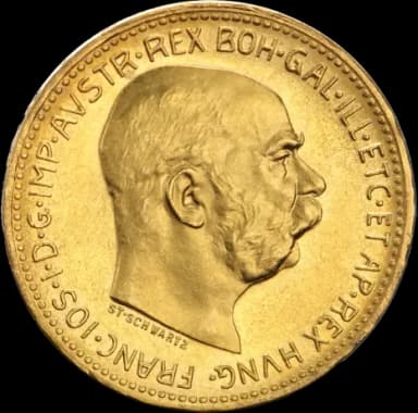 Gouden 20 corona munt Oostenrijk