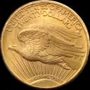 Gouden 20 dollar double eagle munt 1
