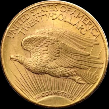 Gouden 20 dollar double eagle munt