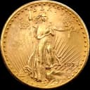 Gouden 20 dollar double eagle munt 2