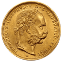 Gouden 20 francs 8 florijn munt 2