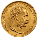 Gouden 20 francs 8 florijn munt 1
