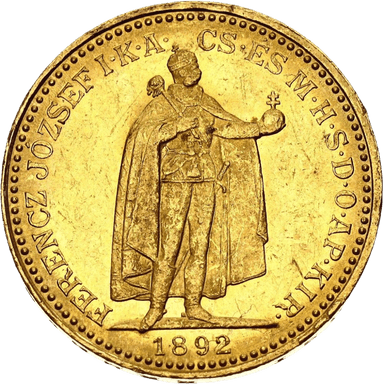 Gouden 20 Korona munt Hongarije