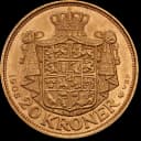 Gouden 20 kroon 1908 - 1912 1