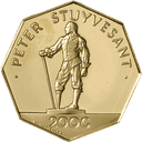 Gouden 200 gulden munt Nederlandse Antillen 1