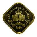 Gouden 300 gulden Nederlandse Antillen 1