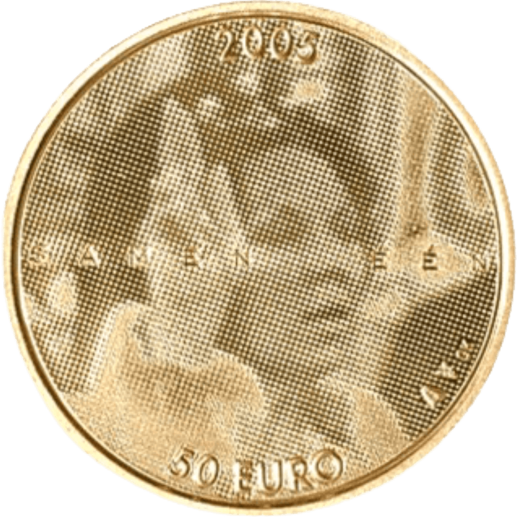 Gouden 50 euro munt divers